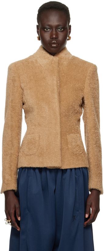 Photo: Julie Kegels SSENSE Exclusive Beige Bonny Jacket