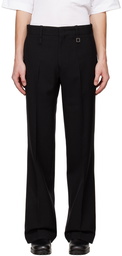 Wooyoungmi Black Long Straight Trousers