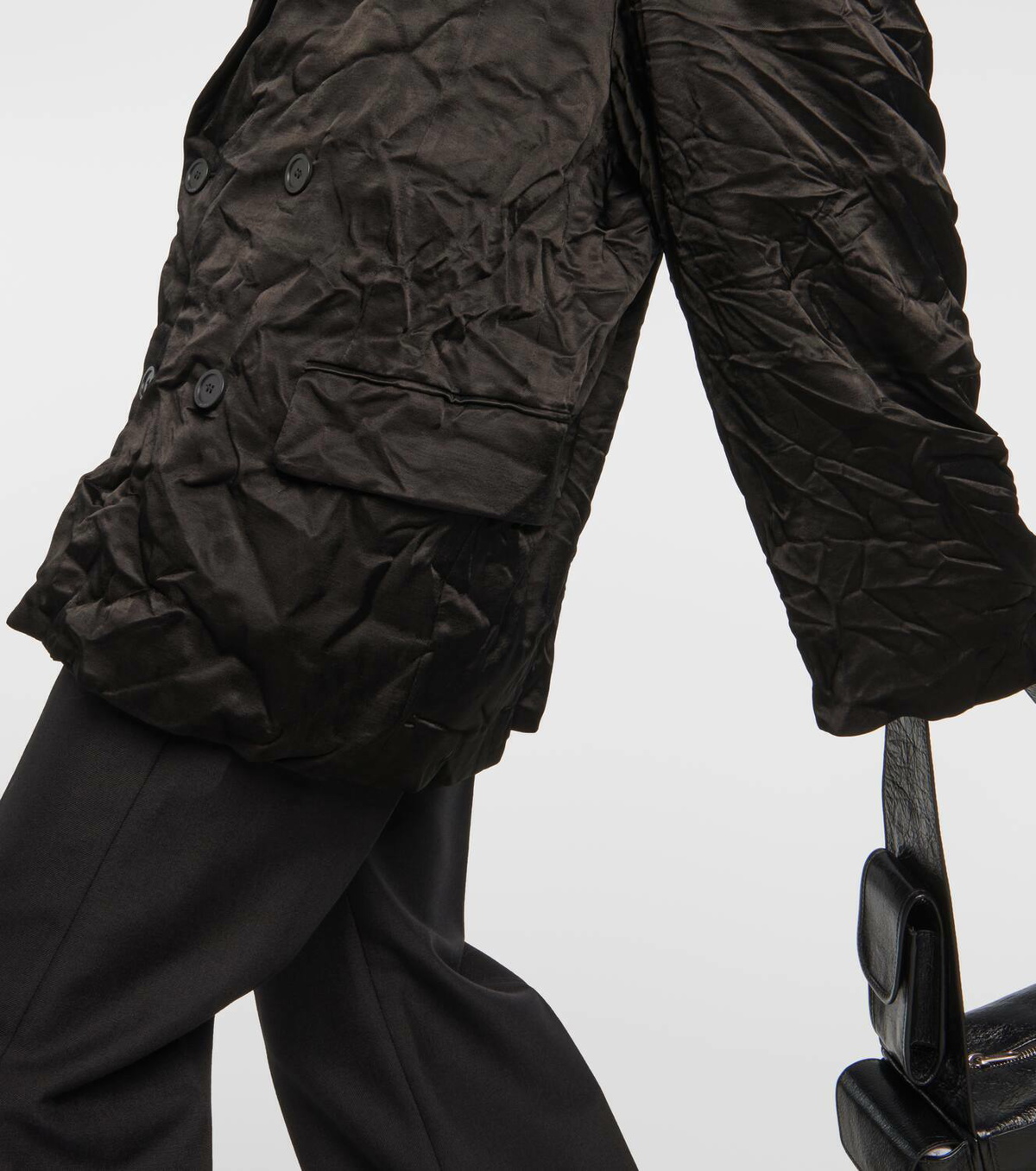 Balenciaga Steroid oversized satin blazer Balenciaga