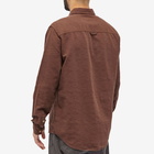 Folk Men's Relaxed Fit Shirt in Fig Texture