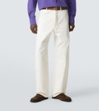 Plan C Belted straight jeans