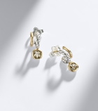 David Yurman DY Mercer® 18kt gold and sterling silver drop earrings with citrines