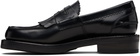 OUR LEGACY Black Leather Loafers