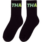 Thames Black Fantastic Socks
