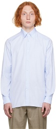 ZEGNA Blue Button Up Shirt