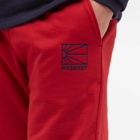 PACCBET Men's Logo Sweat Pants in Dark Red