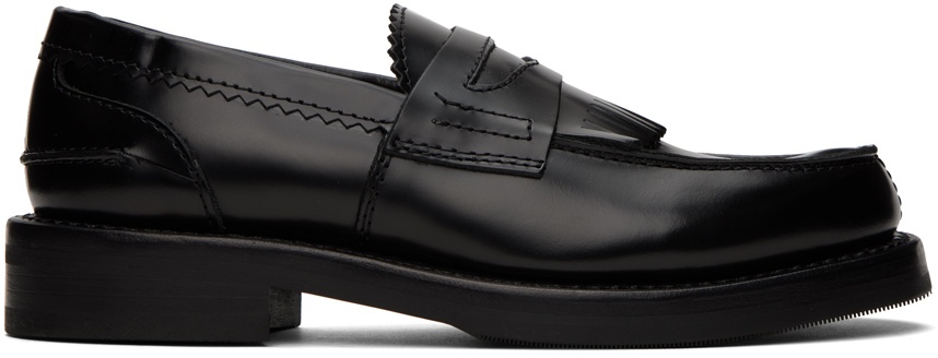 Our Legacy Black Serrated Loafers Our Legacy