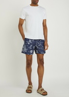 Polo Ralph Lauren Printed Shell Swim Shorts Blue