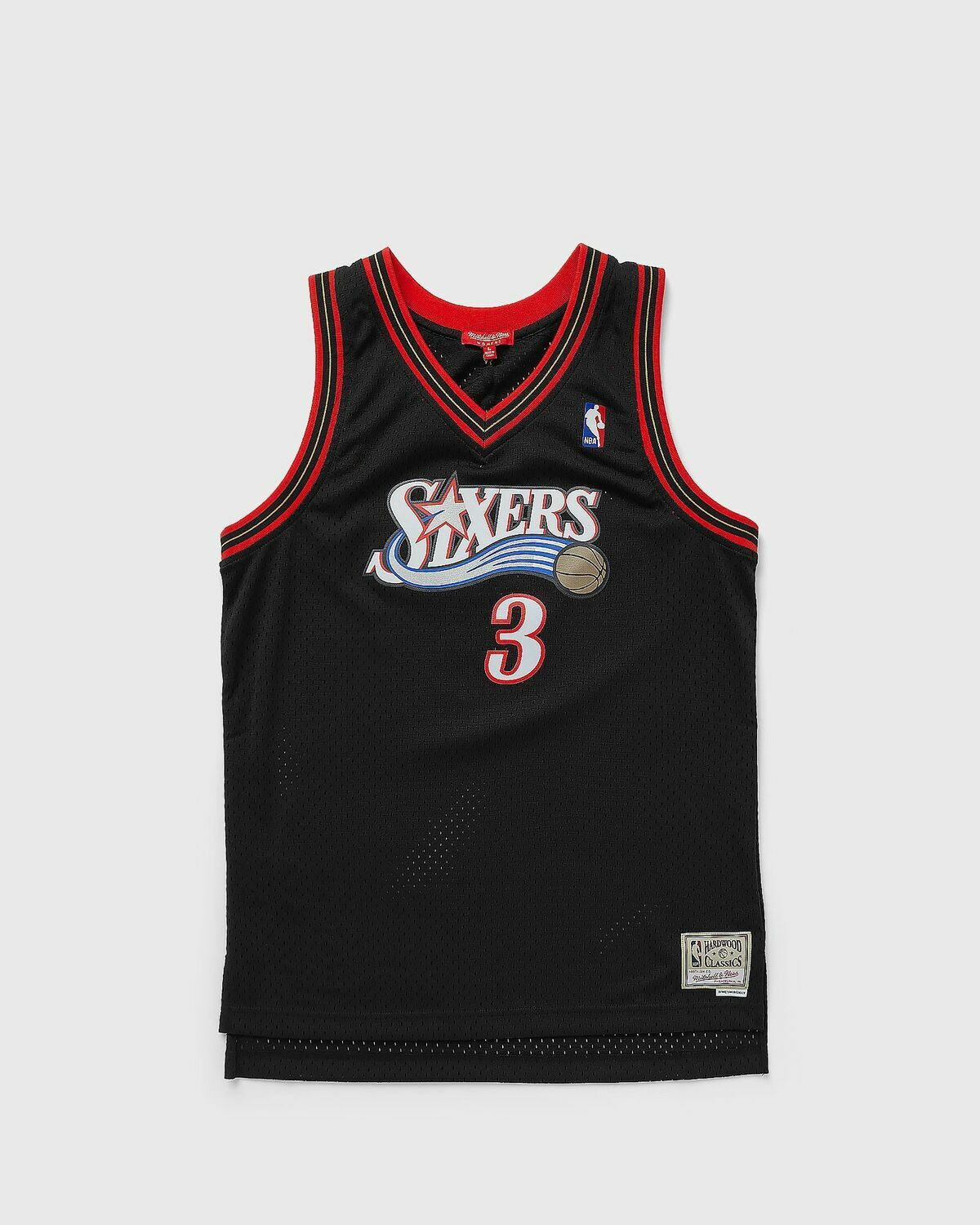 Mitchell & Ness Nba Women's Swingman Jersey Philadelphia 76ers 2000 01 Allen Iverson #3 Black Jerseys