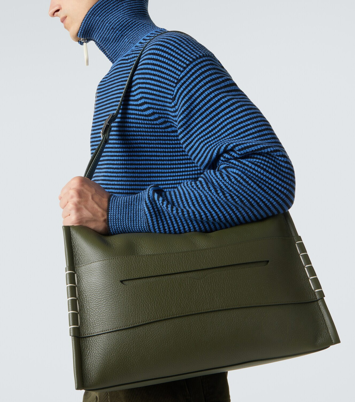JW Anderson Loafer leather messenger bag