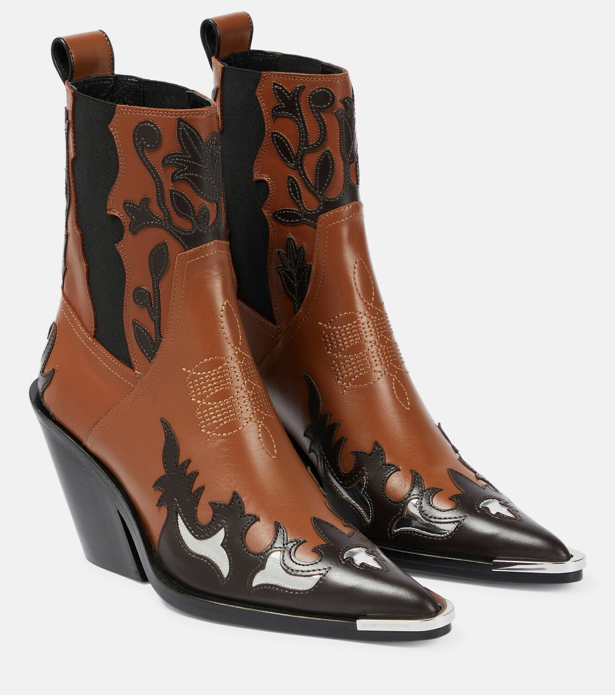 Paco Rabanne - Leather cowboy boots
