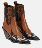 Paco Rabanne - Leather cowboy boots