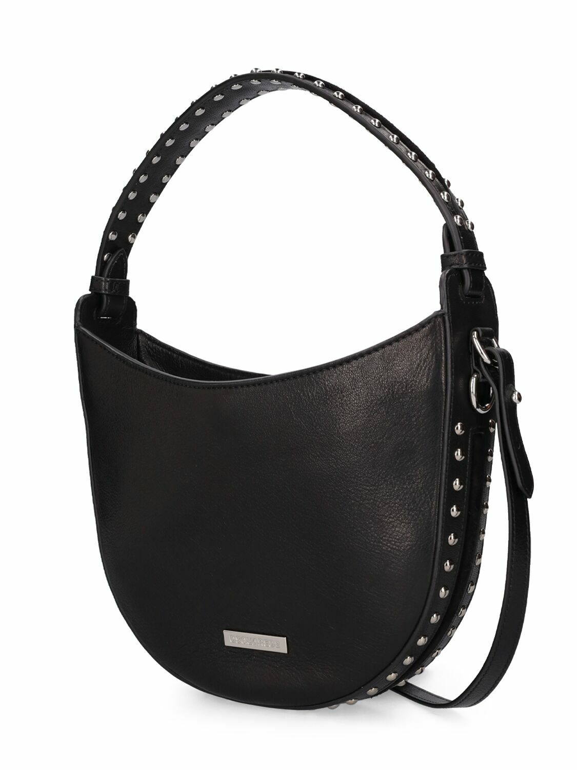 DSQUARED2 - Studded Vintage Leather Shoulder Bag Dsquared2