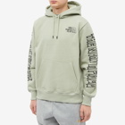 The North Face Men's Printed Heavyweight Pullover Hoody in Tea Green