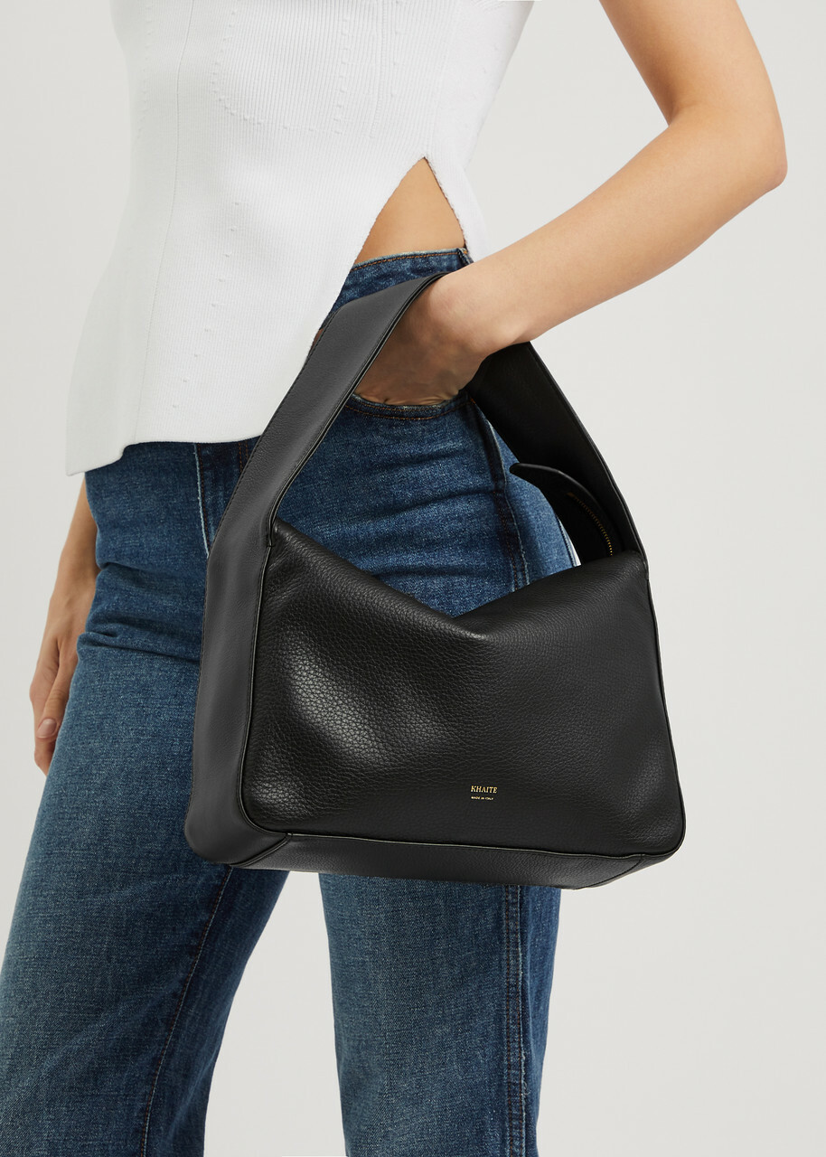 Khaite Elena Leather Shoulder bag - Black - One Size Khaite