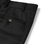 Canali - Black Super 120s Wool Trousers - Men - Black