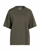Rick Owens Womens T-shirt in Dark green