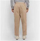 Barbour - White Label Tapered Cotton-Twill Drawstring Trousers - Neutrals