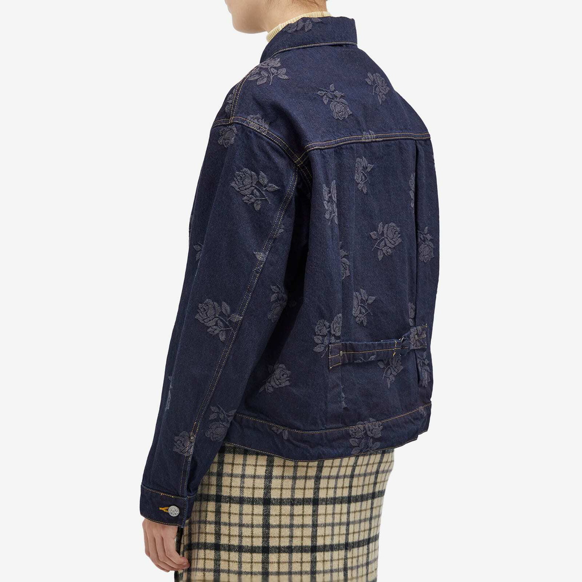 Needles Women's Rose Jean Jacket in Indigo Needles