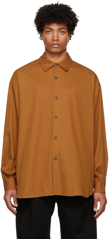 Photo: King & Tuckfield Brown Oversized Shirt