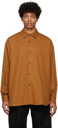 King & Tuckfield Brown Oversized Shirt