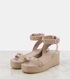 Valentino Garavani Rockstud leather espadrille sandals