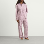 Tekla Fabrics Sleep Pant in Rhubarb Stripes
