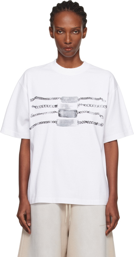 Photo: Alexander Wang White Oversized Graphic T-shirt