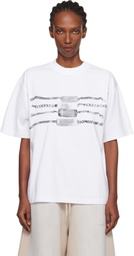 Alexander Wang White Oversized Graphic T-shirt