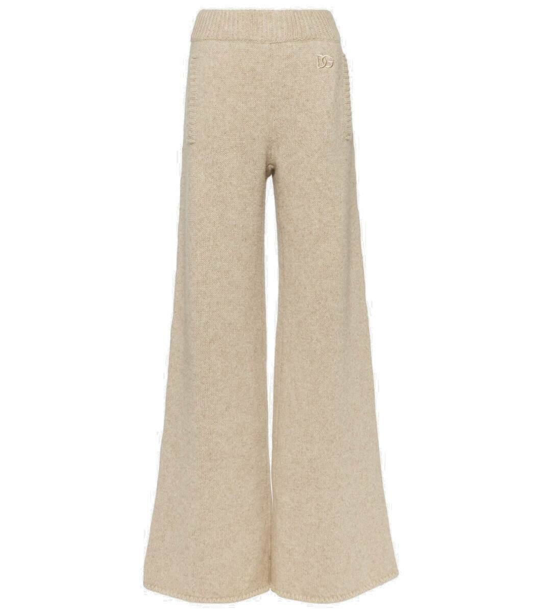 Dolce&Gabbana Wool-blend wide-leg pants Dolce & Gabbana