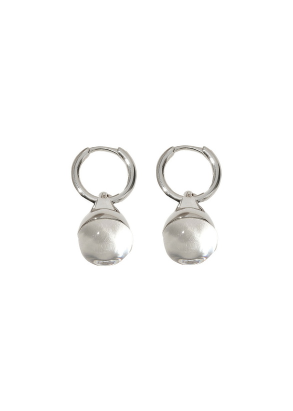 Photo: Otiumberg Stilla Quartz Sterling Silver Drop Earrings - One Size