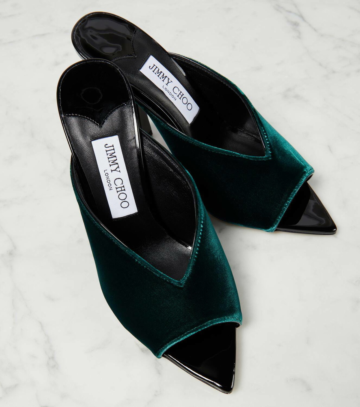 Jimmy Choo Maryanne 100 velvet mules Jimmy Choo