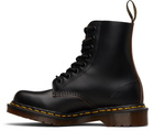 Dr. Martens Black 1460 Vintage 'Made In England' Lace Up Boots
