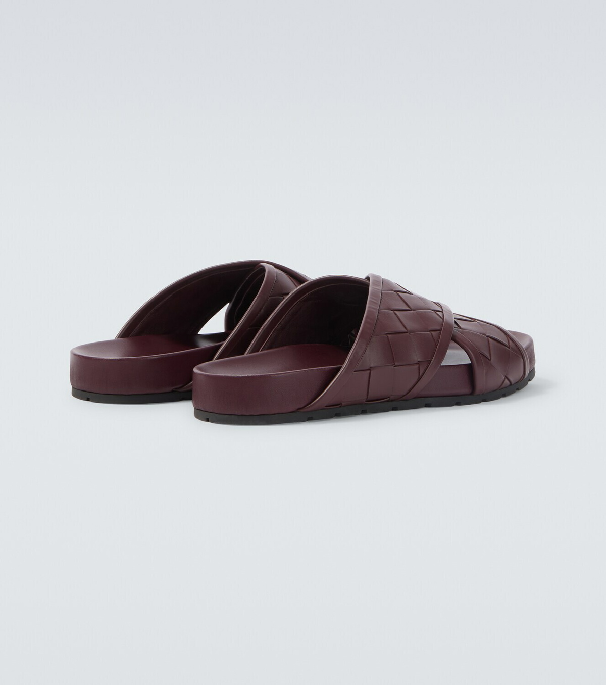Bottega Veneta Tarik Intrecciato leather slides