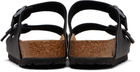 Birkenstock Black Regular Arizona Soft Footbed Sandals