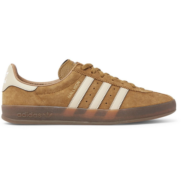 Photo: adidas Originals - Mallison Spezial Leather-Trimmed Suede Sneakers - Brown