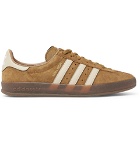 adidas Originals - Mallison Spezial Leather-Trimmed Suede Sneakers - Brown