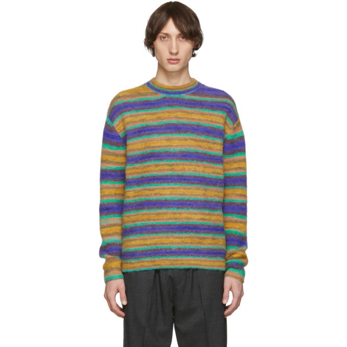 Photo: Acne Studios Multicolor Striped Alpaca Sweater