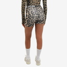 P.E Nation Women's Downforce 5" Bike Short in Leopard