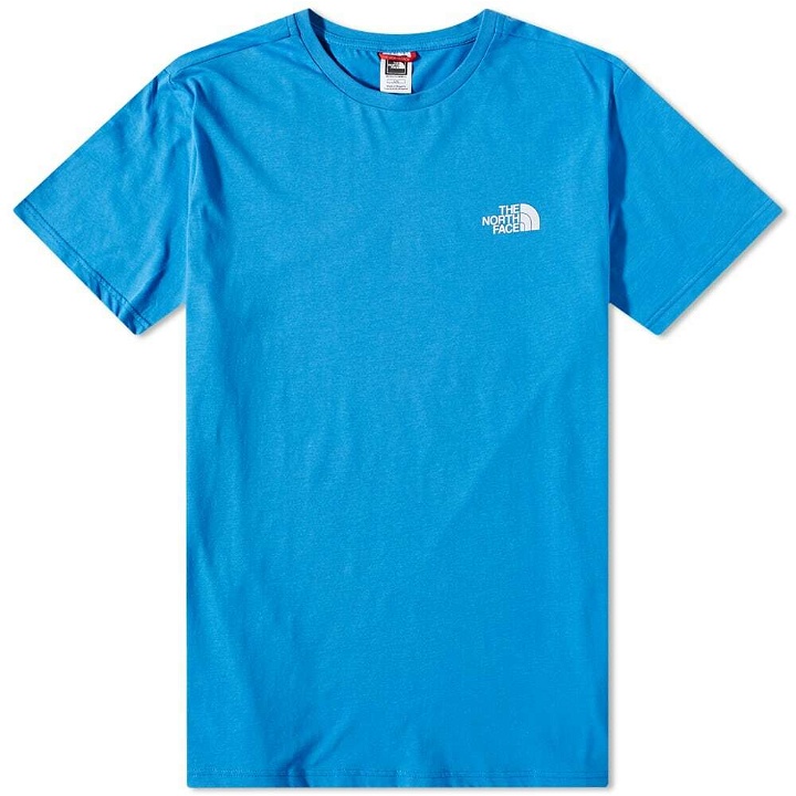 Photo: The North Face Men's Simple Dome T-Shirt in Super Sonic Blue