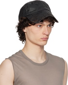 CARNET-ARCHIVE Black Handcoated Horseshoe Crab Cap
