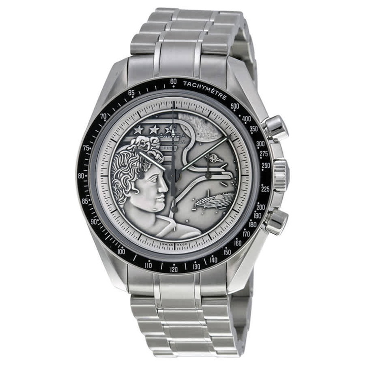Photo: Omega Speedmaster Apollo XVII Silver Embossed Dial Mens Watch 311.30.42.30.99.002