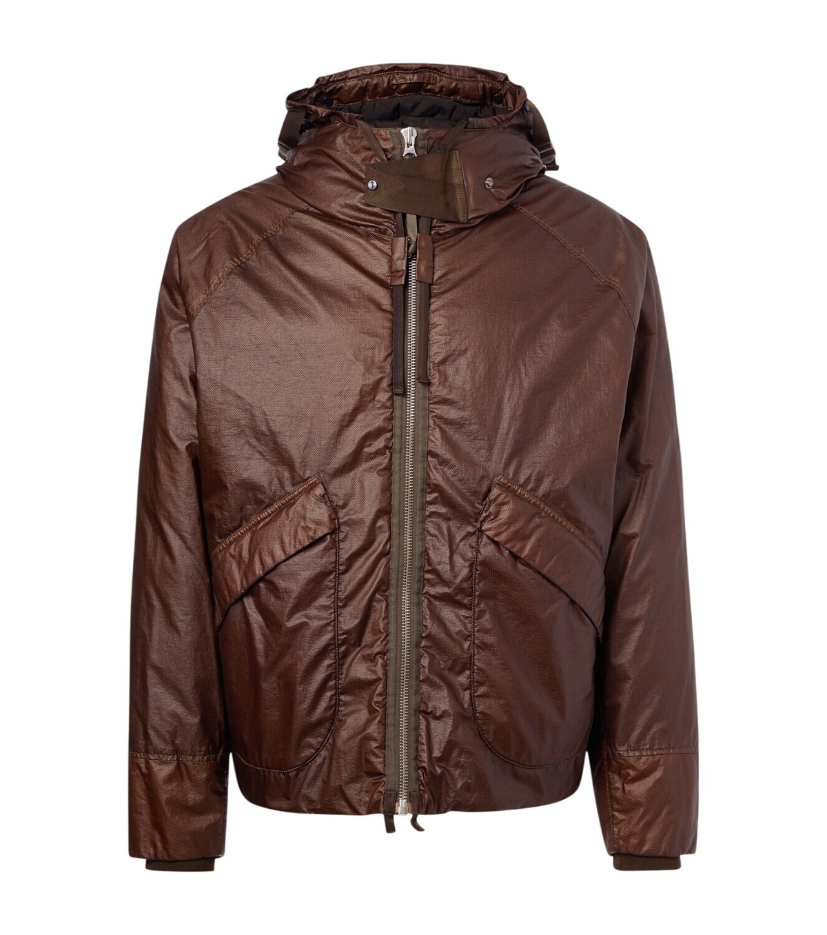 C.P. Company Black CS II Mixed Hooded Lens Jacket C.P. Company