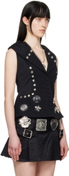Chopova Lowena Black Calamity Suit Vest