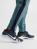 Nike Tennis - NikeCourt Air Zoom Vapor Pro Rubber-Trimmed Mesh Tennis Sneakers - Blue
