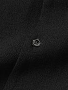 Séfr - Sense Camp-Collar Crepe Shirt - Black