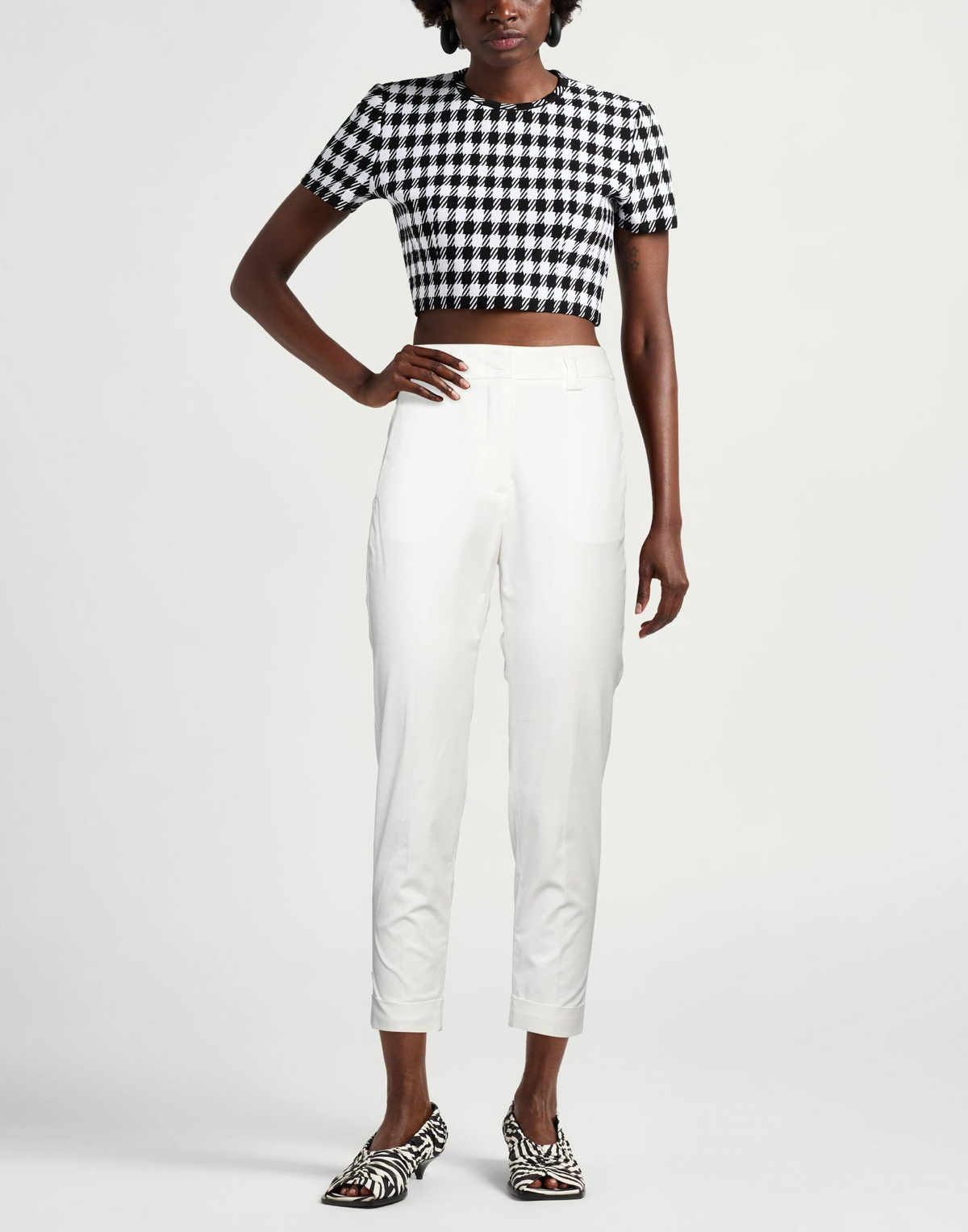 Peserico Womens Pants Ivory