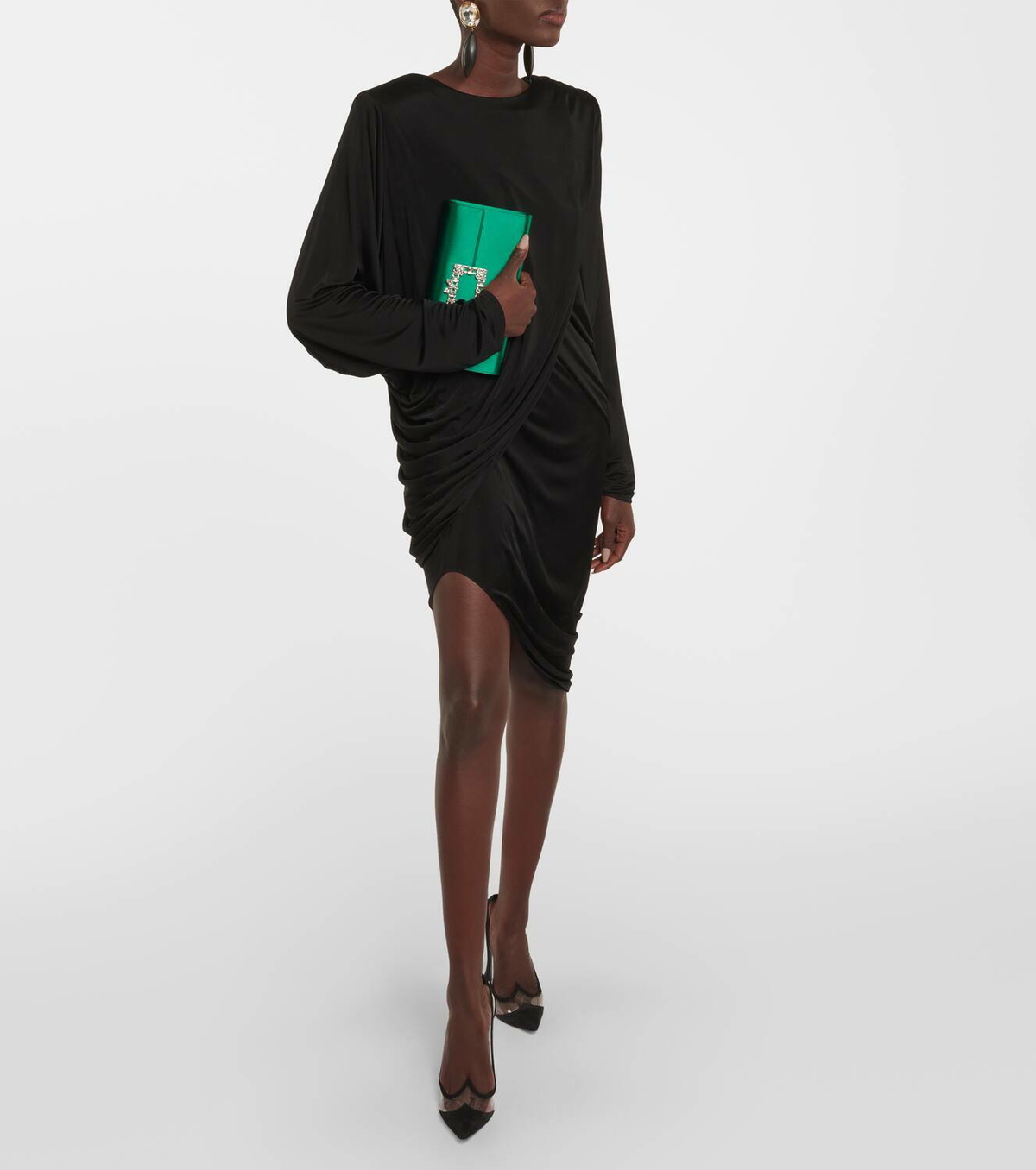 Roger Vivier Evening Envelope satin clutch Roger Vivier