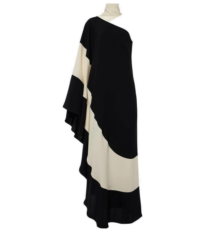 Photo: Taller Marmo Tirso scarf-detail intarsia cady gown