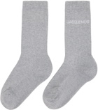 Jacquemus Gray Le Raphia 'Les Chaussettes Jacquemus' Socks